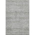 8' X 10' Gray Charcoal And Silver Striped Washable Area Rug With UV Protection
