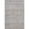 5' X 8' Linen Gray And Taupe Striped Washable Area Rug With UV Protection