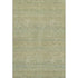 8' X 10' Wheat Gold And Green Striped Washable Area Rug With UV Protection