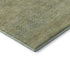 8' X 10' Wheat Gold And Green Striped Washable Area Rug With UV Protection