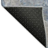 5' X 8' Blue Gray And Charcoal Abstract Washable Area Rug With UV Protection
