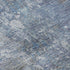 5' X 8' Blue Gray And Charcoal Abstract Washable Area Rug With UV Protection