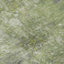 8' Green Purple And Silver Abstract Washable Round Rug With UV Protection