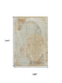9' X 12' Taupe Beige And Rust Abstract Washable Area Rug With UV Protection