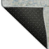 5' X 8' Beige Blue And Gray Floral Medallion Washable Area Rug With UV Protection