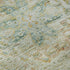 9' X 12' Sage Blue And Copper Floral Medallion Washable Area Rug With UV Protection