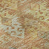 8' X 10' Copper Gold And Beige Ikat Washable Area Rug With UV Protection