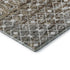 5' X 8' Brown Ivory And Gray Geometric Washable Area Rug With UV Protection