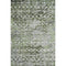 5' X 8' Olive Green Ivory And Gray Geometric Washable Area Rug With UV Protection