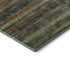 5' X 8' Brown Gold And Gray Striped Washable Area Rug With UV Protection