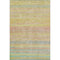 5' X 8' Gold Blush And Teal Striped Washable Area Rug With UV Protection