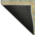 8' X 10' Gold Blush And Teal Striped Washable Area Rug With UV Protection