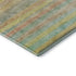 8' X 10' Gold Blush And Teal Striped Washable Area Rug With UV Protection