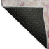 8' Pink Peach And Ivory Abstract Washable Round Rug With UV Protection