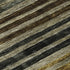 8' X 10' Gray Gold And Brown Striped Washable Area Rug With UV Protection