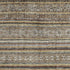 5' X 8' Brown Gray And Silver Striped Washable Area Rug With UV Protection