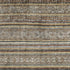 8' X 10' Brown Gray And Silver Striped Washable Area Rug With UV Protection