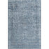 5' X 8' Blue And Gray Oriental Washable Area Rug With UV Protection