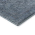 9' X 12' Blue And Gray Oriental Washable Area Rug With UV Protection