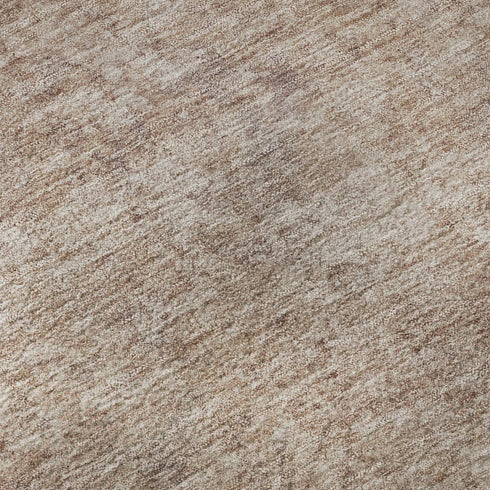 8' X 10' Copper And Rust Oriental Washable Area Rug With UV Protection