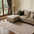 8' X 10' Copper And Rust Oriental Washable Area Rug With UV Protection