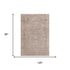8' X 10' Copper And Rust Oriental Washable Area Rug With UV Protection