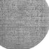8' Gray And Silver Oriental Washable Round Rug With UV Protection