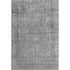 8' X 10' Gray And Silver Oriental Washable Area Rug With UV Protection