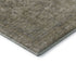 5' X 8' Pewter And Gray Oriental Washable Area Rug With UV Protection