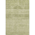 8' X 10' Artichoke Green And Beige Oriental Washable Area Rug With UV Protection