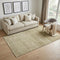 5' X 8' Beige And Taupe Oriental Washable Area Rug With UV Protection