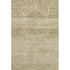 5' X 8' Beige And Taupe Oriental Washable Area Rug With UV Protection