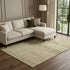 8' X 10' Beige And Taupe Oriental Washable Area Rug With UV Protection
