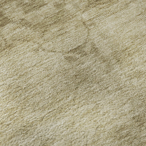 8' X 10' Beige And Taupe Oriental Washable Area Rug With UV Protection