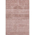 8' X 10' Blush And Pink Oriental Washable Area Rug With UV Protection
