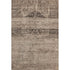 5' X 8' Brown And Taupe Oriental Washable Area Rug With UV Protection