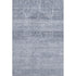 9' X 12' Denim Blue And Sky Blue Oriental Washable Area Rug With UV Protection