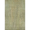 8' X 10' Artichoke Green And Copper Abstract Washable Area Rug With UV Protection