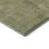 8' X 10' Artichoke Green And Copper Abstract Washable Area Rug With UV Protection