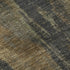 8' Charcoal Gold And Copper Abstract Washable Round Rug With UV Protection