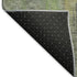 8' X 10' Green Gray And Gold Abstract Washable Area Rug With UV Protection