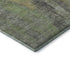 8' X 10' Green Gray And Gold Abstract Washable Area Rug With UV Protection
