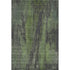 8' X 10' Olive Green Charcoal And Gray Abstract Washable Area Rug With UV Protection