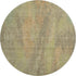 8' Taupe Copper And Brown Abstract Washable Round Rug With UV Protection