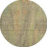 8' Taupe Copper And Brown Abstract Washable Round Rug With UV Protection