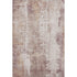 5' X 8' Blush And Ivory Abstract Washable Area Rug With UV Protection