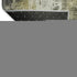 5' X 8' Pewter Gold And Ivory Abstract Washable Area Rug With UV Protection