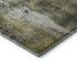 5' X 8' Pewter Gold And Ivory Abstract Washable Area Rug With UV Protection