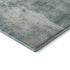 8' X 10' Turquoise And Ivory Abstract Washable Area Rug With UV Protection