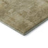 8' Beige And Wheat Abstract Washable Round Rug With UV Protection